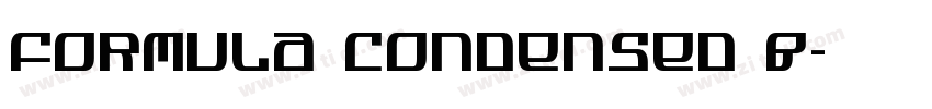 Formula Condensed B字体转换 Formula Condensed B字体转换